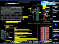 Bản vẽ biện pháp thi công xây trát [DWG]